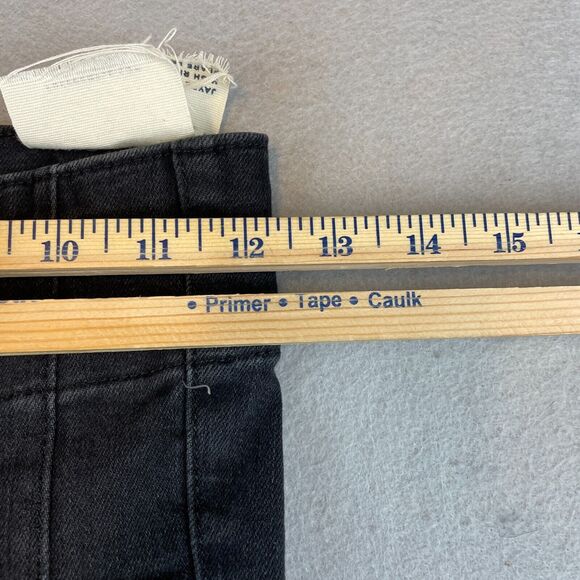 We the Free People Jayde Flare Bell Bottom Jeans Woimens Sz 25 Black Denim - Picture 10 of 12